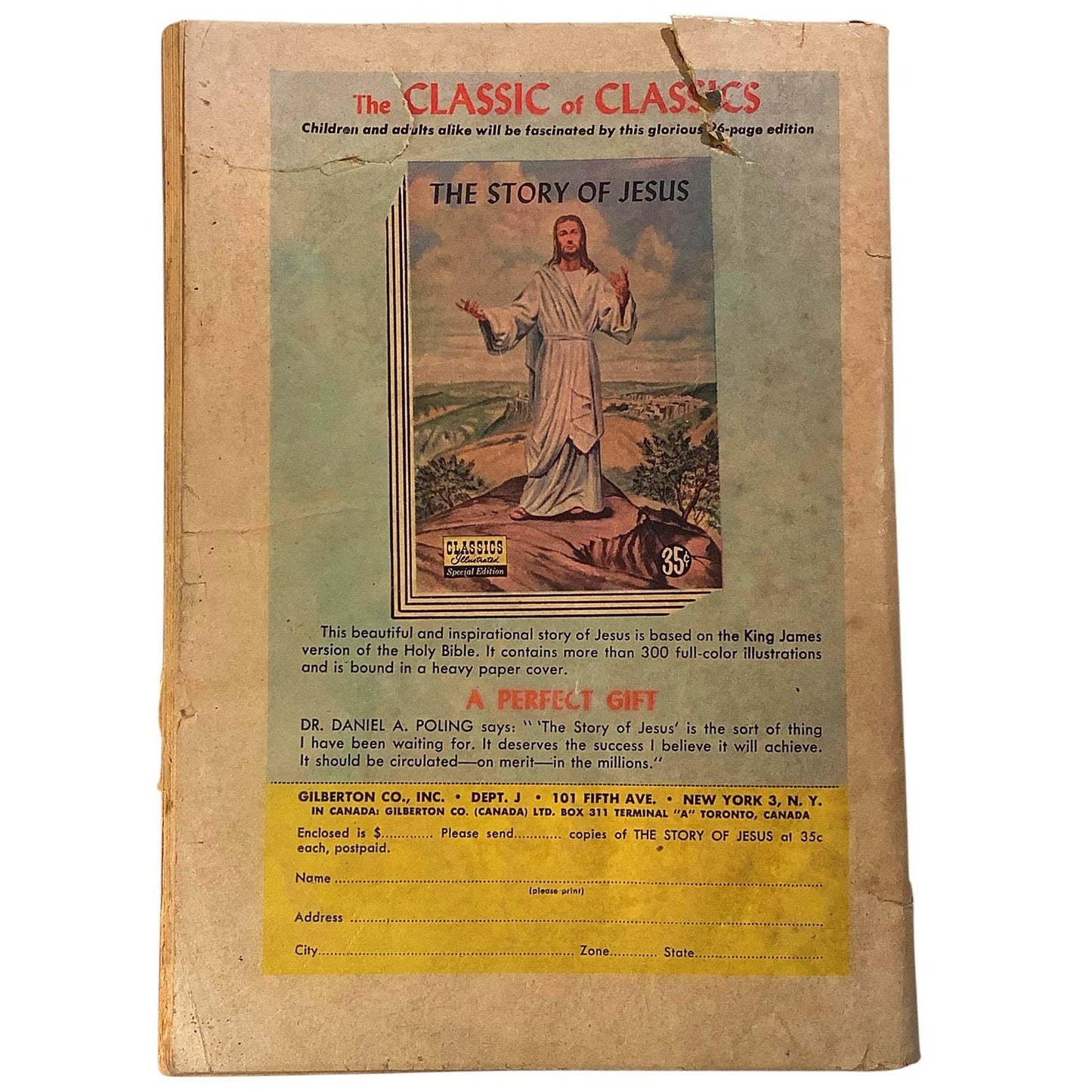 Classics Illustrated, The Song of Hiawatha #57, Henry Wadsworth Longfellow, 1950