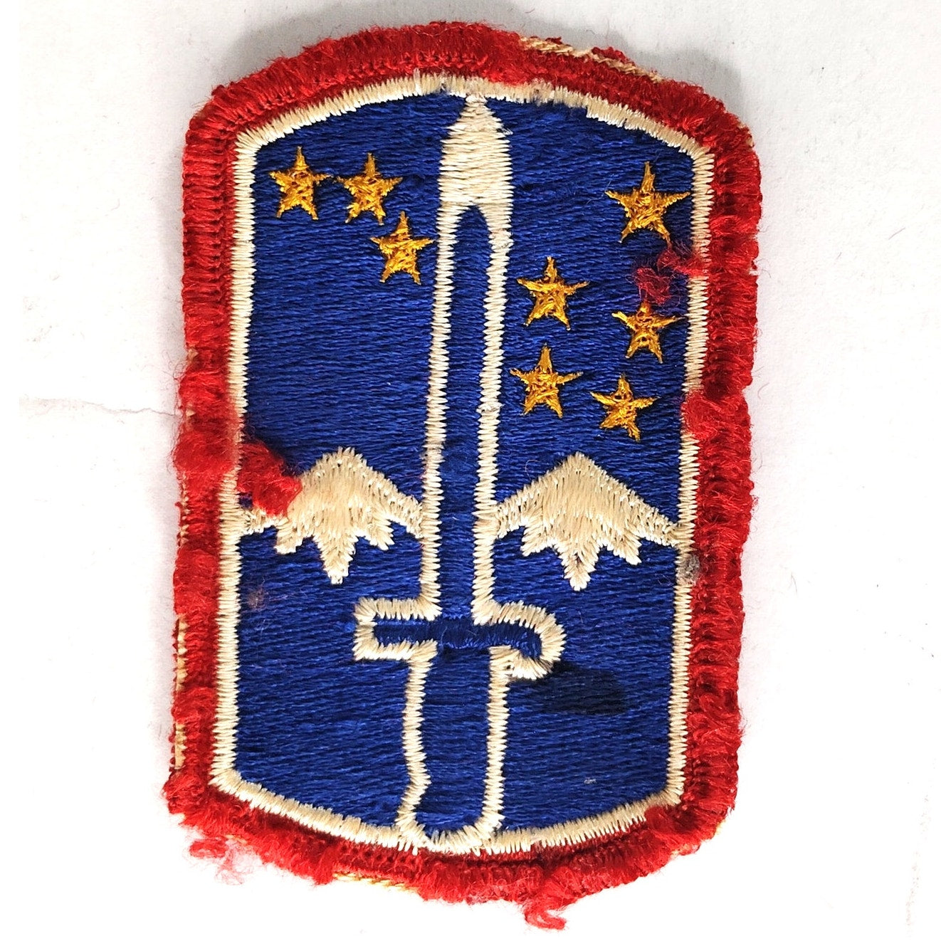 US Army 172nd Infantry Brigade Arctic SSI Patch Novelty 3" × 2" Sew‑On Vintage