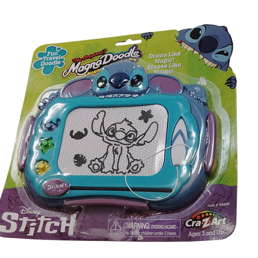 Disney Stitch Magna Doodle Magnetic Drawing Board Kids Toy Cra-Z-Art Blue