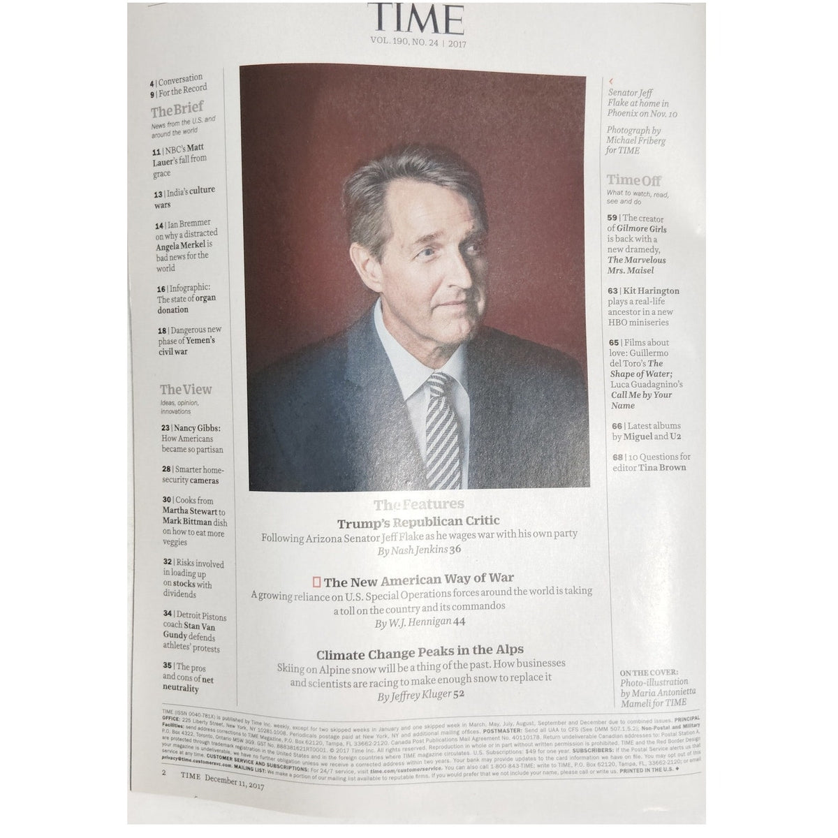 Time Magazine December 11 2017 How America Is Failing Its Most Elite Fighters