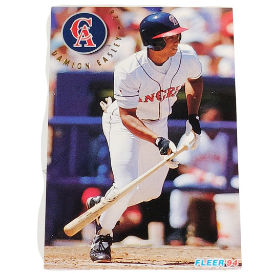 Damion Easley, California Angels, #53,  1994 Fleer Baseball Collector's Card