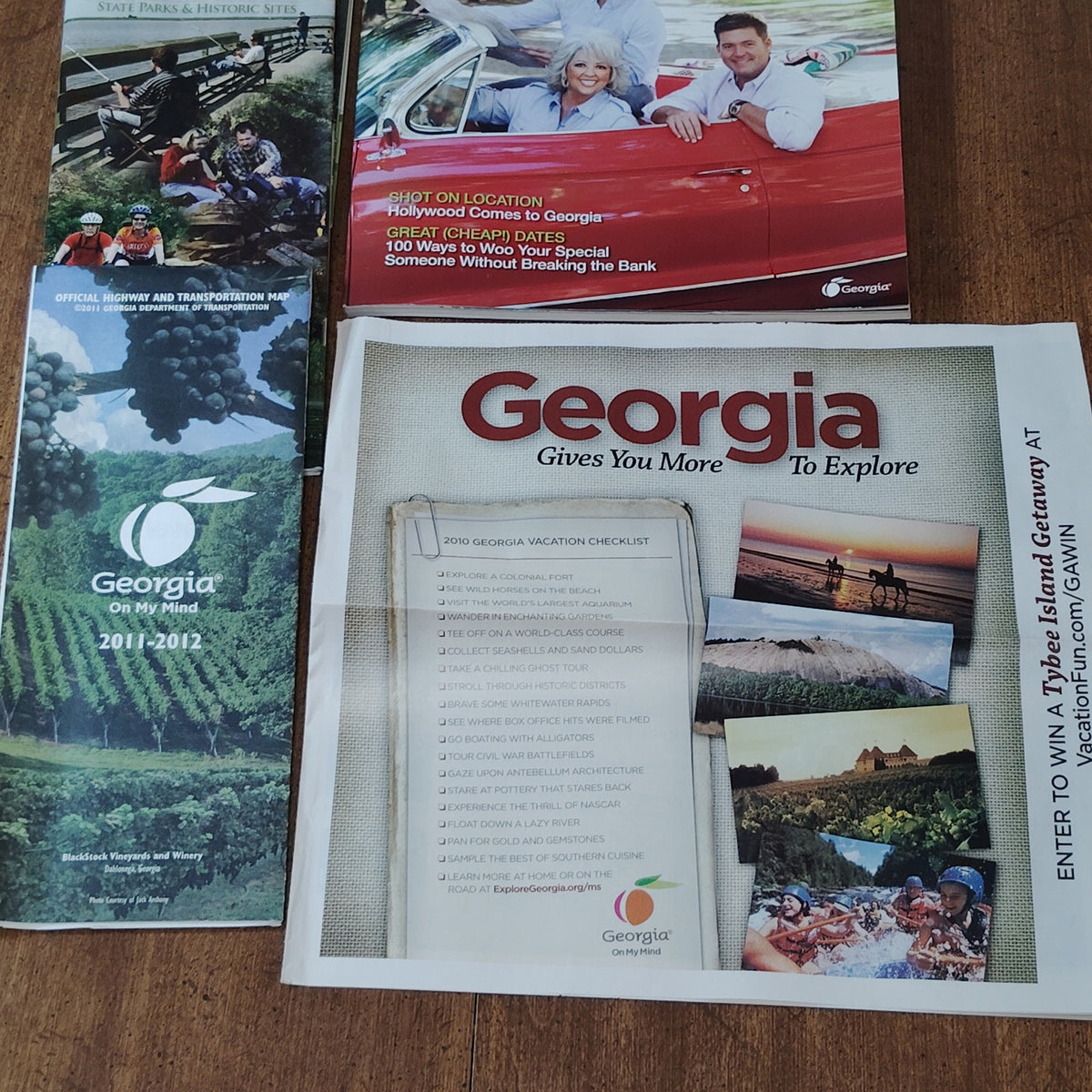 Georgia Travel Ephemera Collection - Vacations & Trips - Vintage Memorabilia