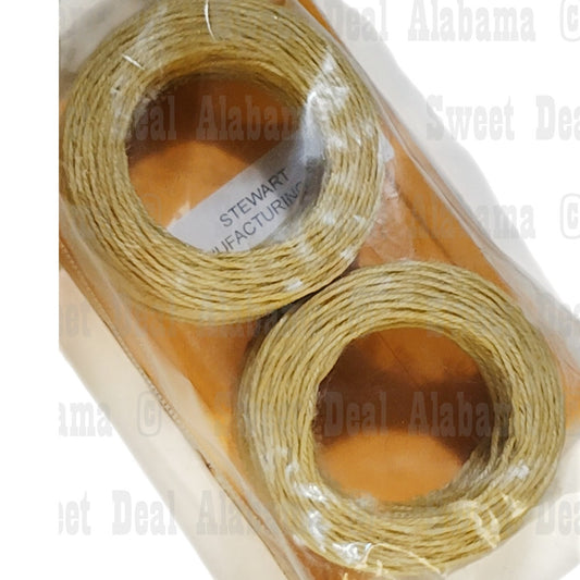 Speedy Stitcher Sewing Thread, 2 Large Needles 2x 30-Yds Waxed Thread, U.S.A.