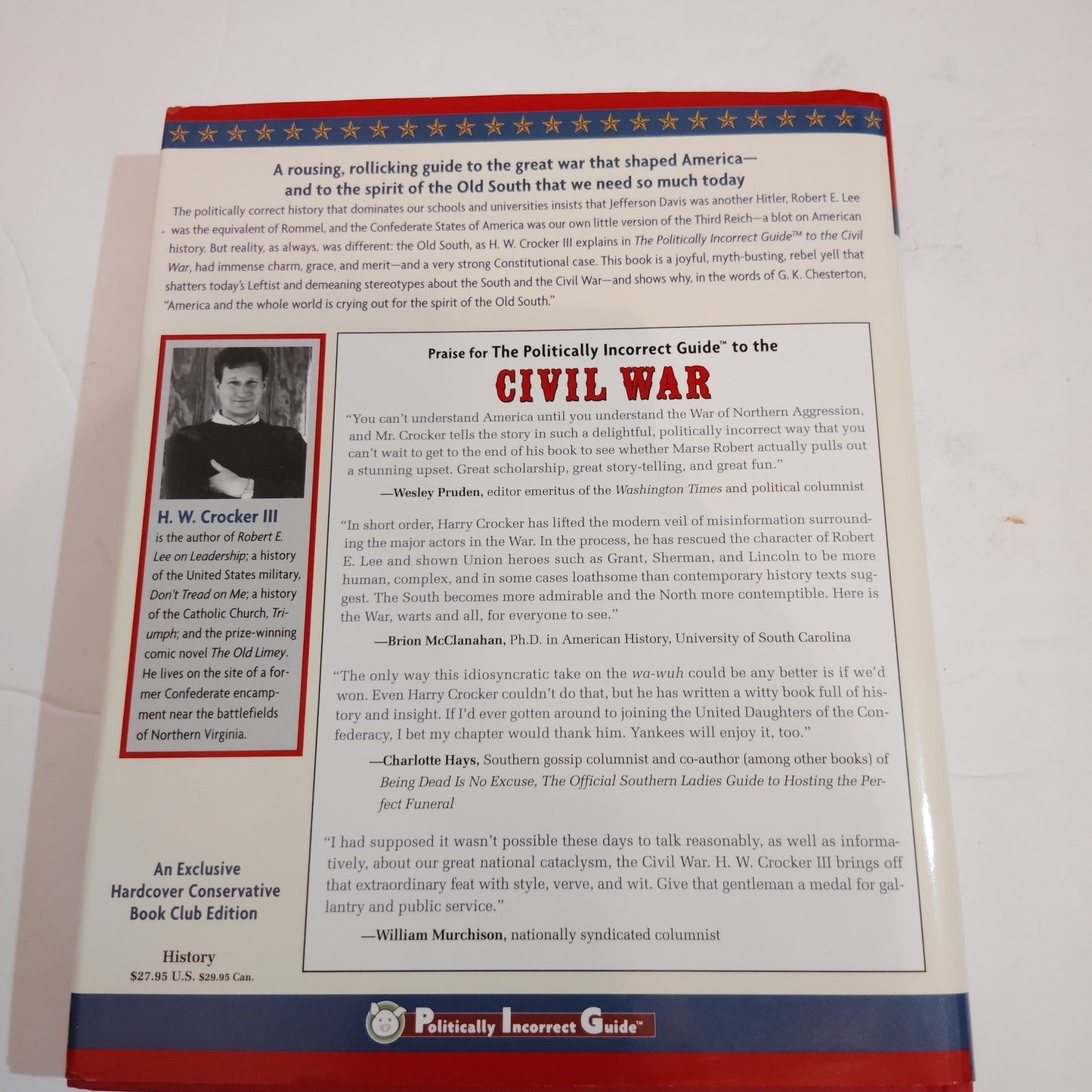 The Politically Incorrect Guide to the Civil War Hardcover Book Club Exclusive