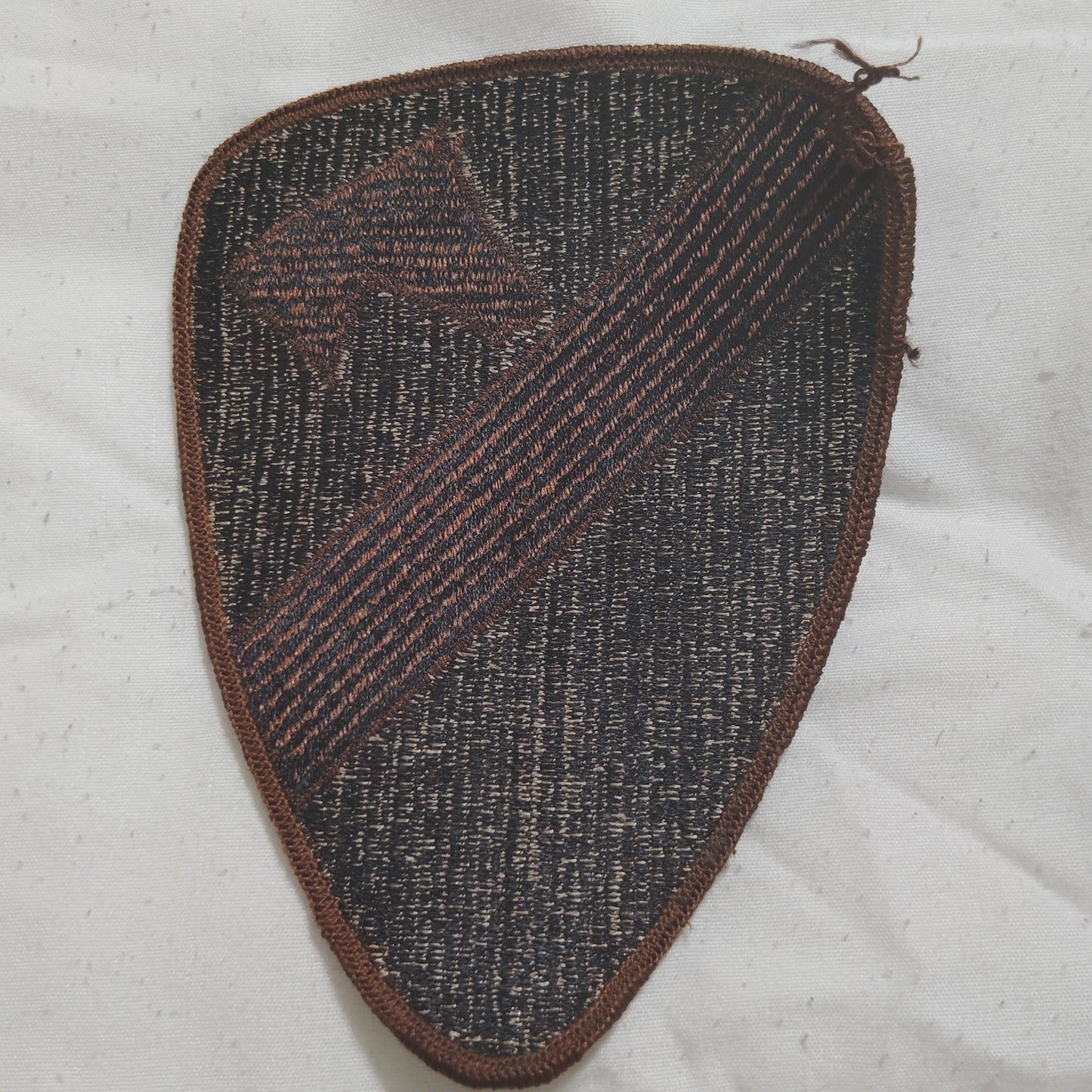 1st Cavalry Division Patch – Desert Tan & Brown – 5‑1/4" × 4"