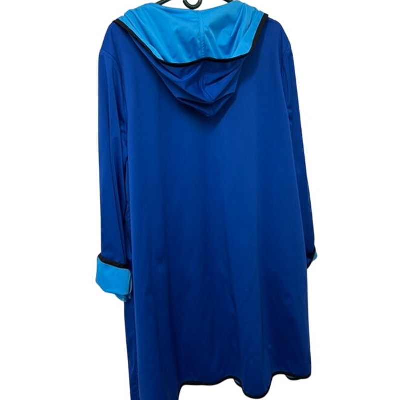 Winding River Reversible Hooded Jacket XL Royal Blue Baby Blue Full Zip