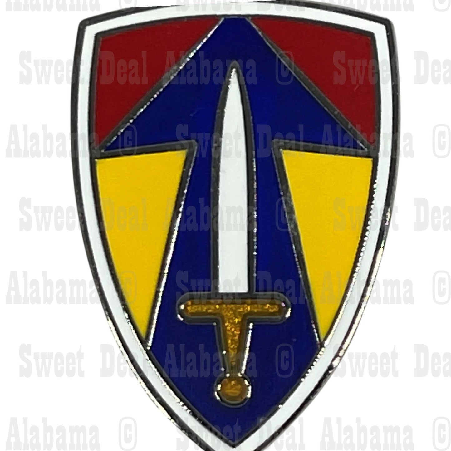 Vietnam 2nd Field Forces Collector's Hat, Lapel, Brooch Pin 3/4"W x 1"H