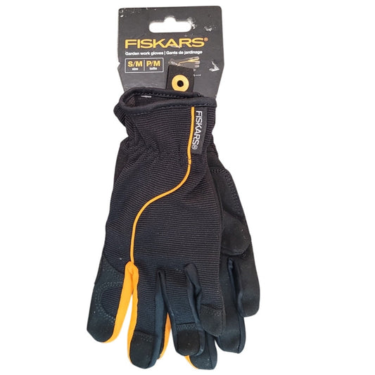 Fiskars Adult Garden Work Gloves – S/M – Breathable Grip – Reinforced Palms