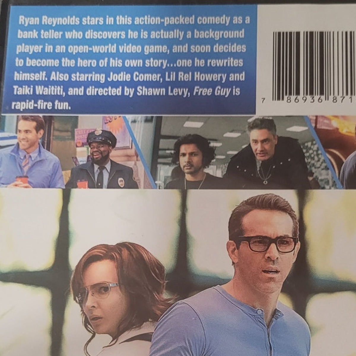 Free Guy DVD 2021 Ryan Reynolds Disney Action Comedy Adventure Shawn Levy Film