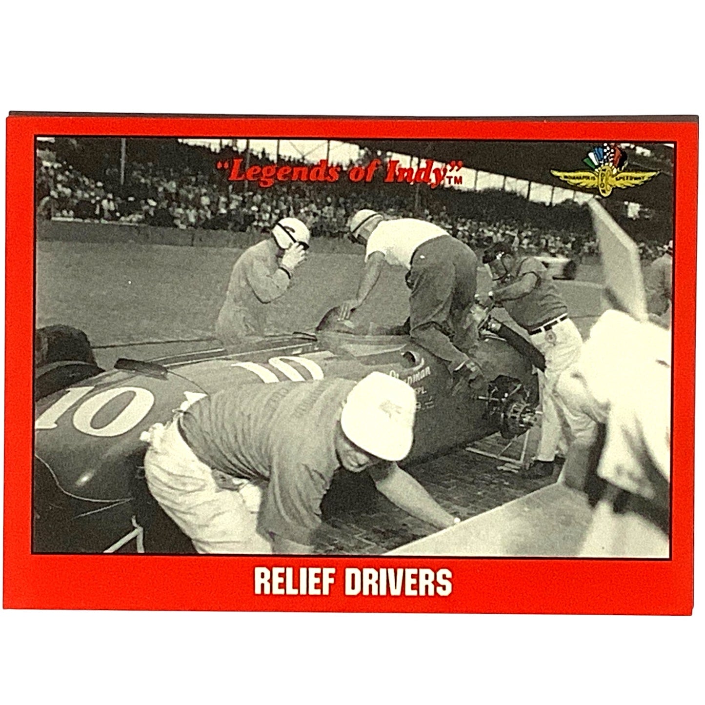1955 Tony Bettenhausen & Relief Driver Paul Russo, 1992 Legends of Indy #96, NM+