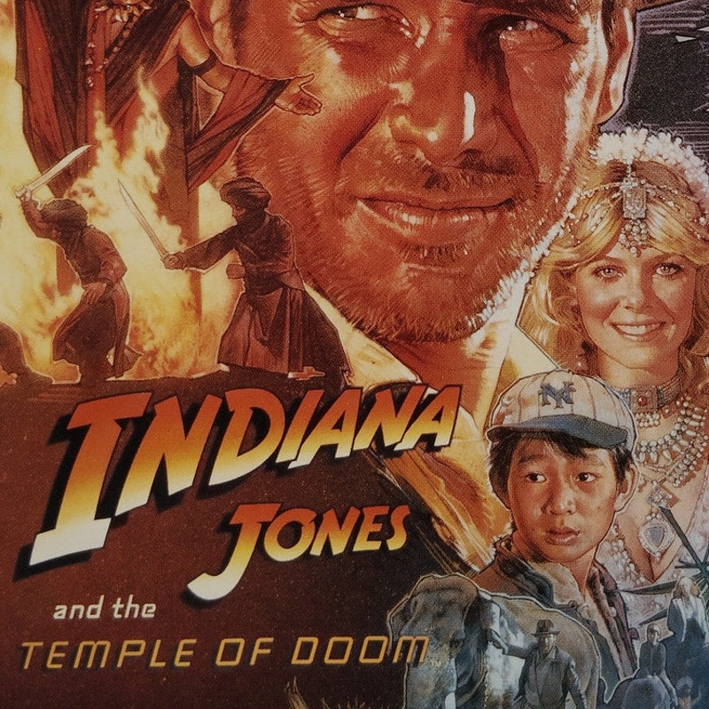 Indiana Jones and the Temple of Doom VHS 1989 Harrison Ford Adventure Vintage