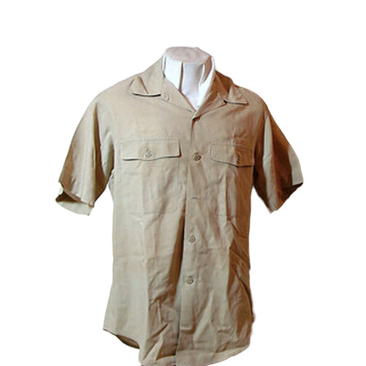 U.S.A.F, Vietnam, 1968, S/S Shirt, Tan Shade 1505, Size 15, Cotton/Poly, NIP