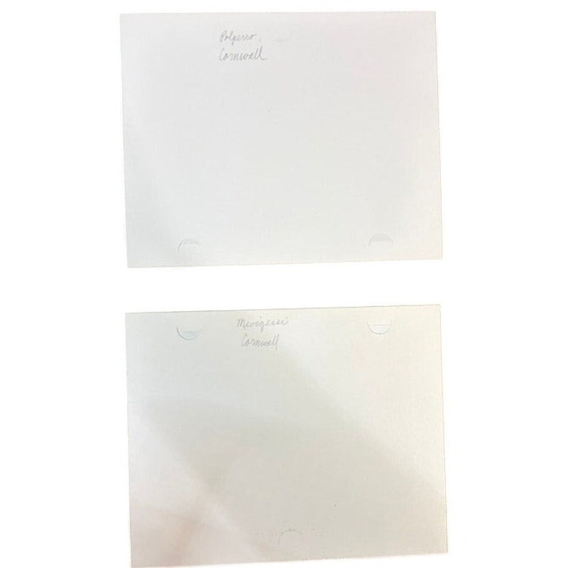 VTG Holographic Foil Art Prints - Polperro & Mevagissey Cornwall England Harbor