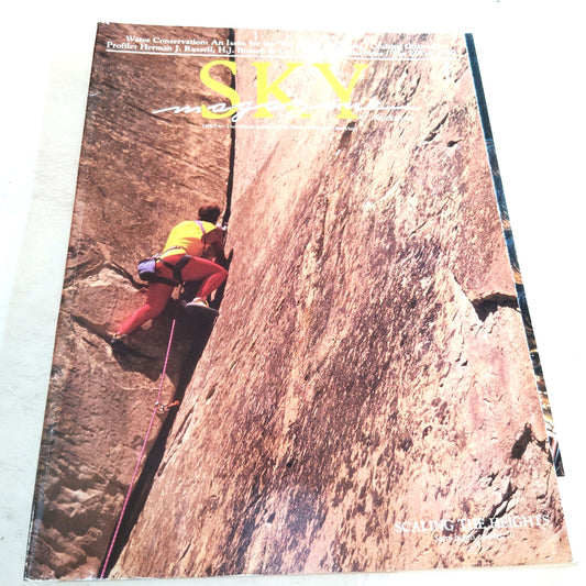 Delta SKY Magazine - August 1990 - Water Conservation, LPGA, Climbing Walls