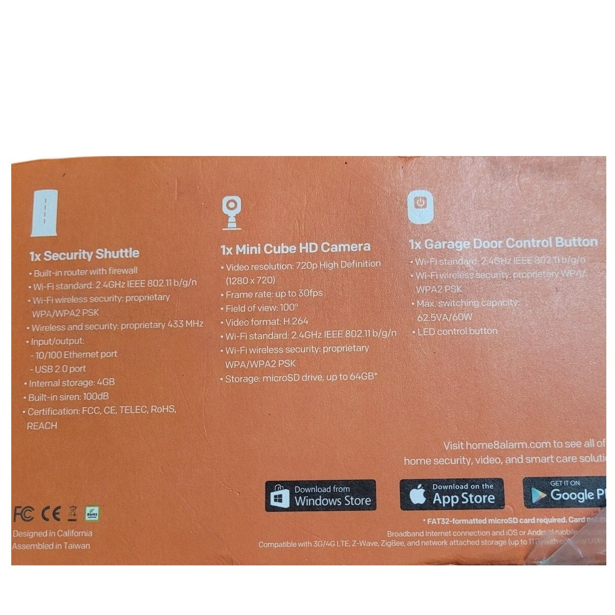 Home8 Video-Verified Garage Door Control Relay System, NIB, Model H13012US