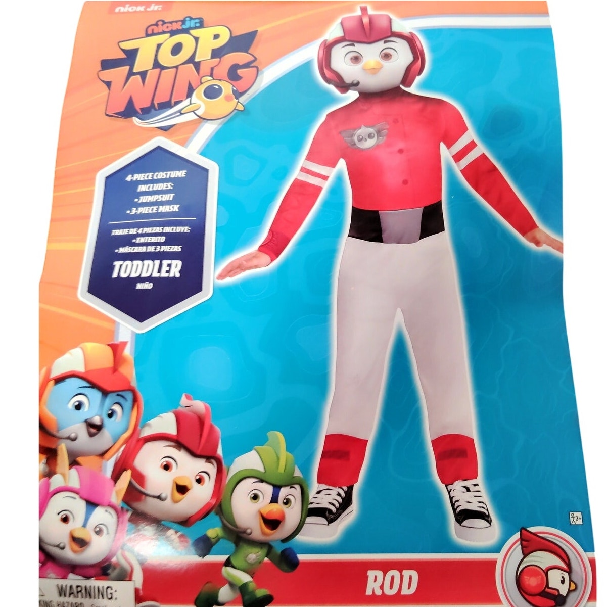 Amscan Top Wing Rod Toddler Boys Costume 3-4T with Accessories
