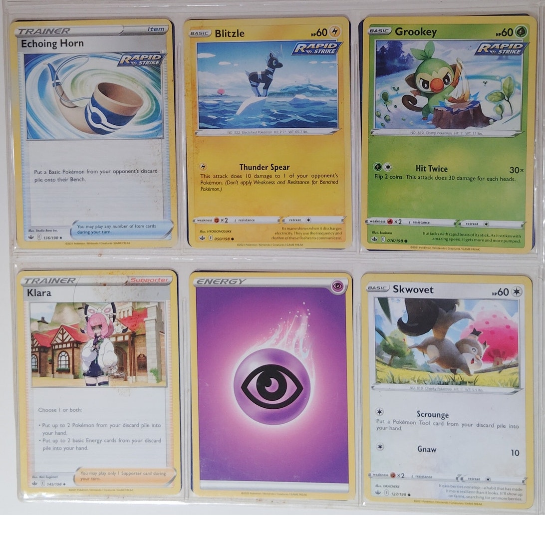 18 Random Pokémon Cards Pictured, Actual Photos Provided