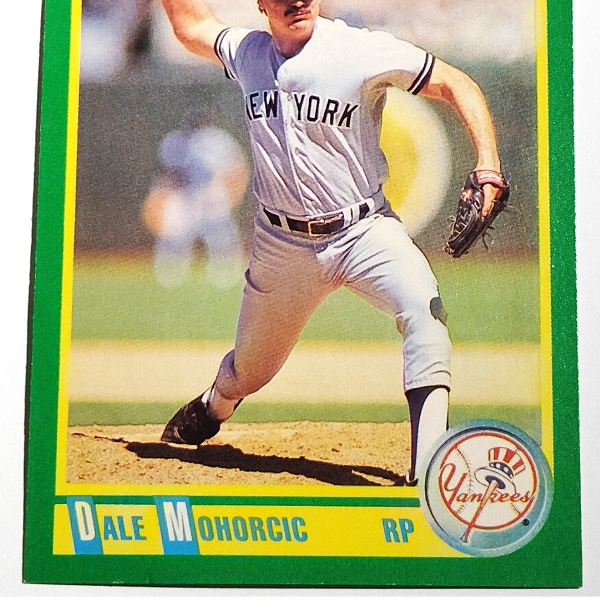 1990 Score Dale Mohorcic #191 New York Yankees Relief Pitcher MLB EX