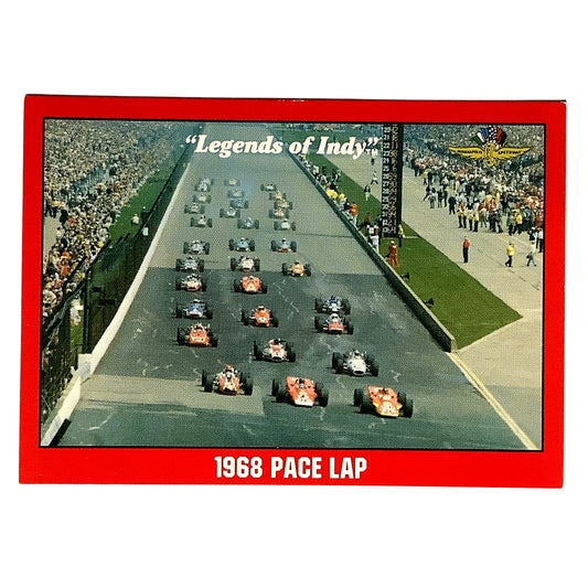 1968 Pace Lap at the Indy 500, 1968 Action, 1992 Legends of Indy, Card No.63