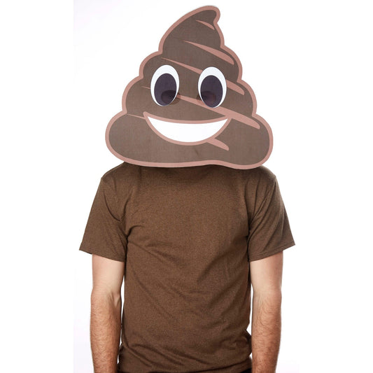Poop Big Head Adult Mask 16.25" x 1.75" x 15.5"