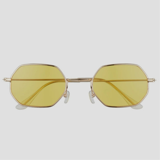 BP. Octagonal Sunglasses Gold Yellow - Nordstrom Rack Exclusive