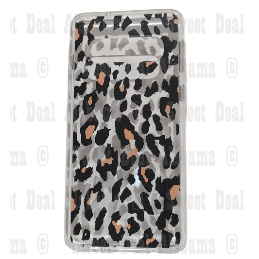 Bicol Cellphone Case For Samsung S10 Phone, Cheatah Print