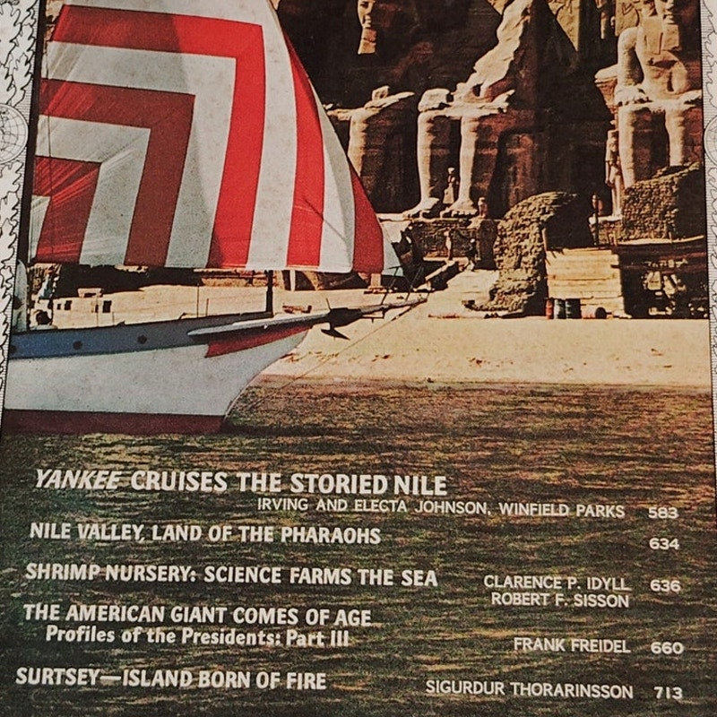 National Geographic Magazine May 1965 | Nile Valley, Alaska & Ancient Shipwrecks
