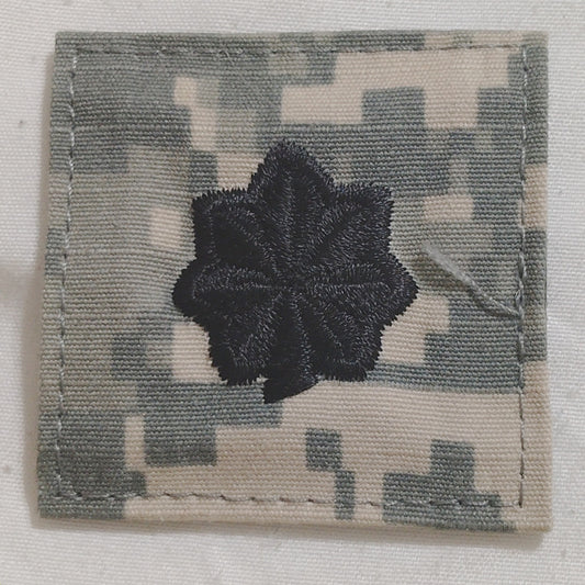U.S. Army Major O-4 Device Patch ACU Digital, 2"×2" Hook(-N-Loop)