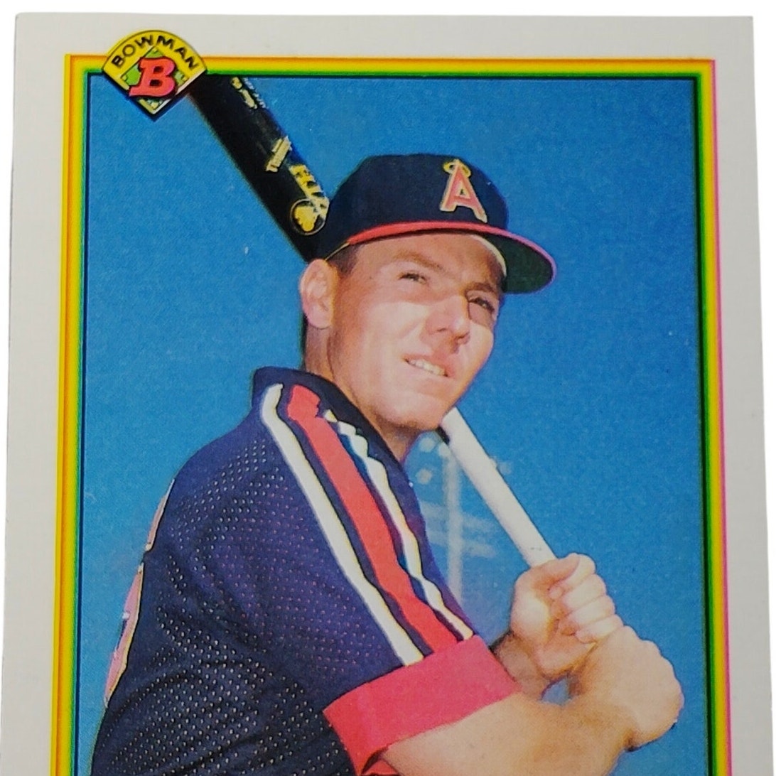 1990 Bowman Jack Howell #296 California Angels Third Baseman Baseball Card NM