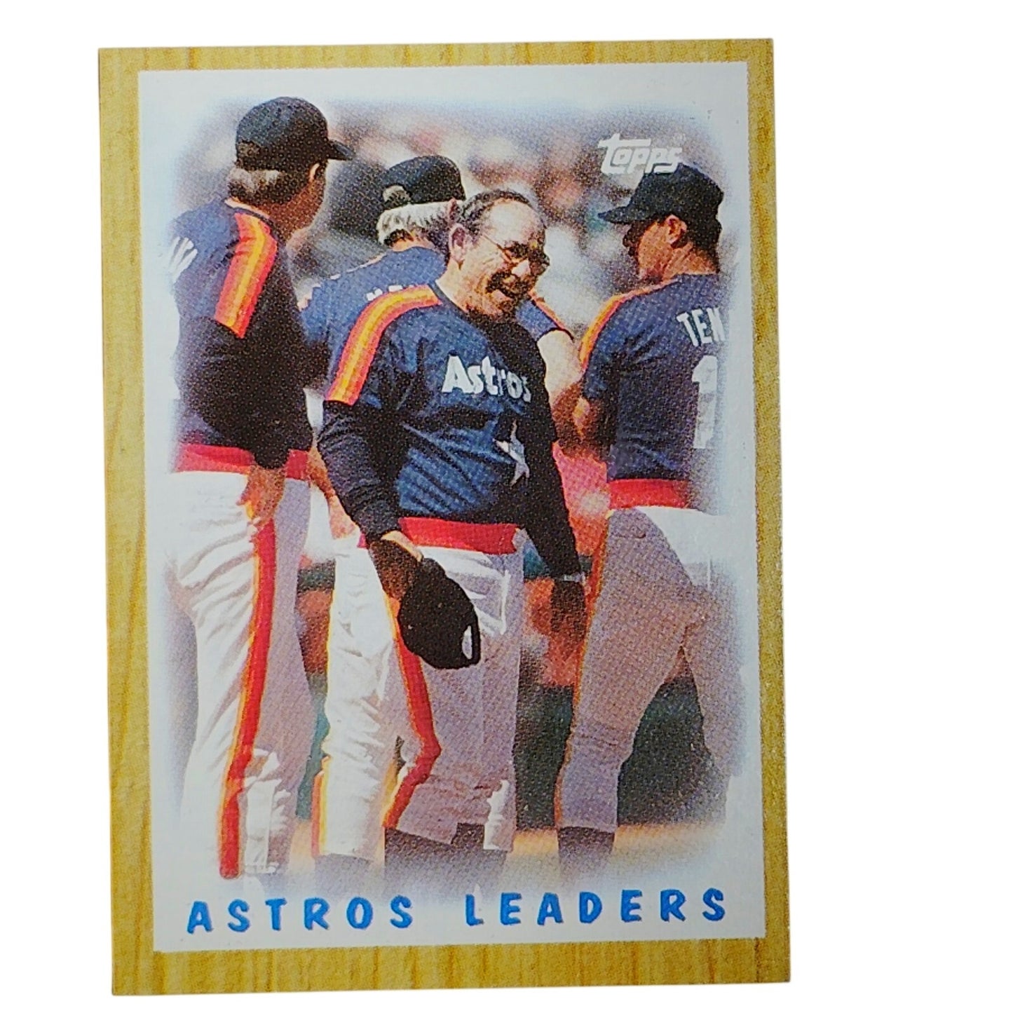 1987 Topps #531 Astros Leaders Houston Astros Team Leaders - VG/EX