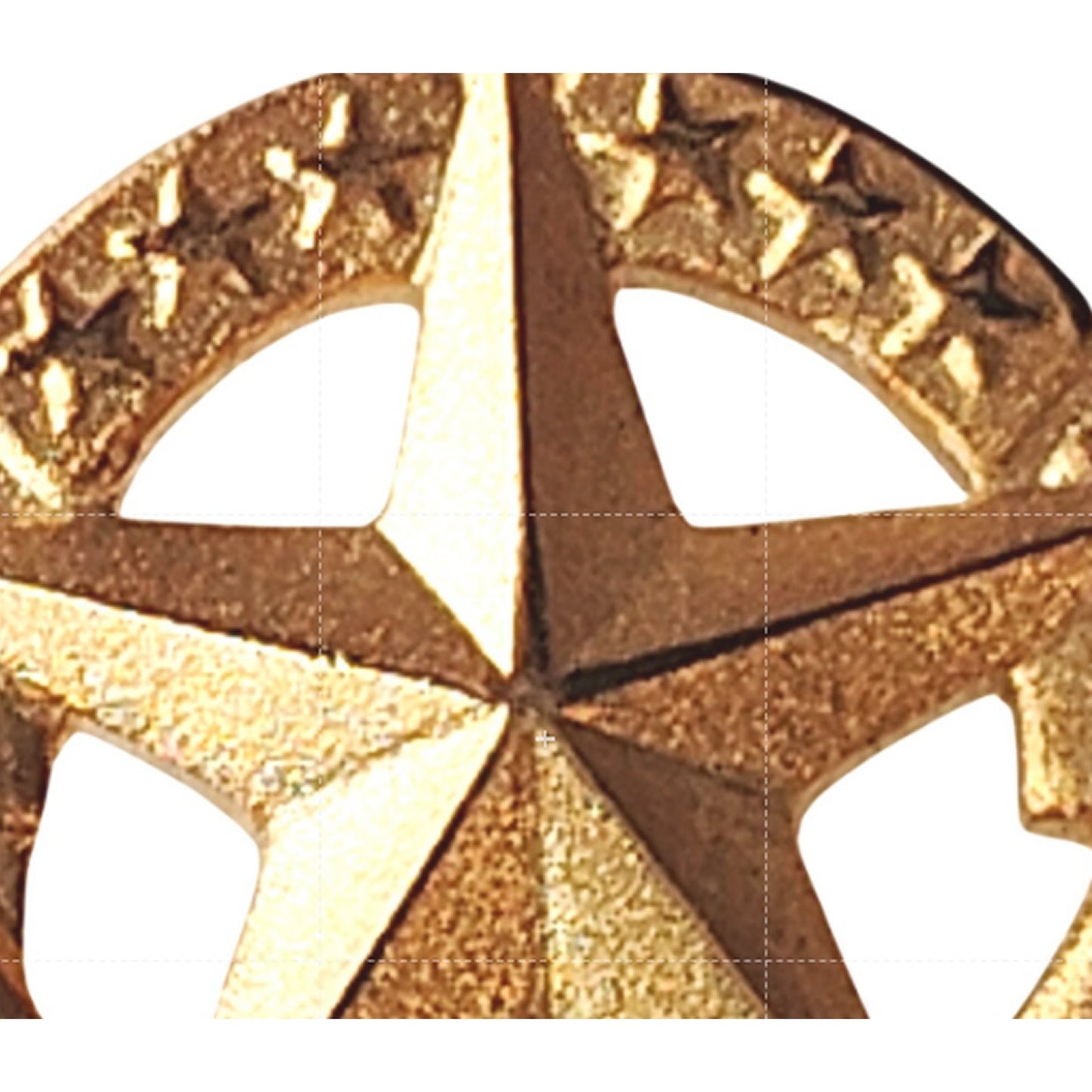 U.S. Navy Command at Sea Badge Mini Novelty Pin Gold Tone 3/4" Diameter