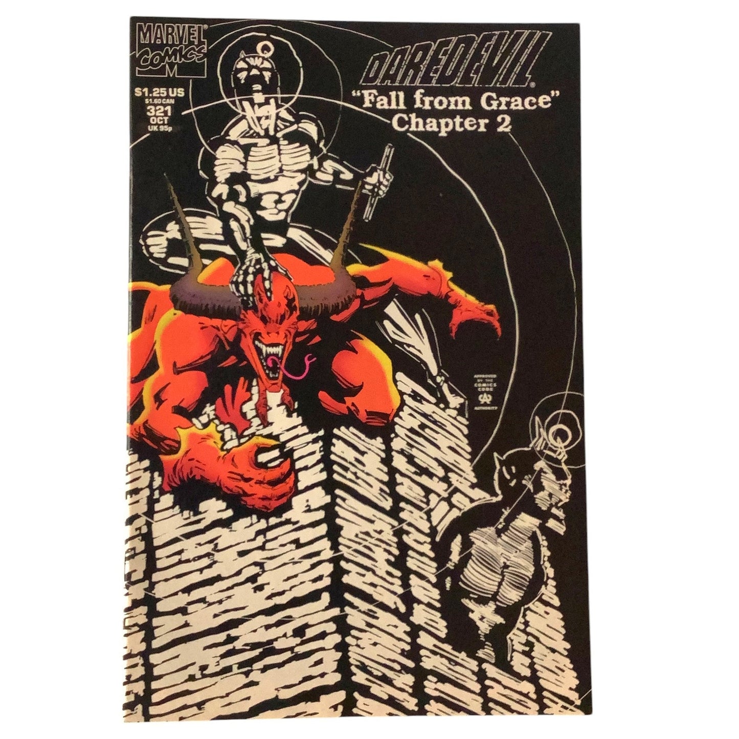 Daredevil #321 Fall From Grace: Chapter 2, Transgression, OCT 1993 Marvel Comics