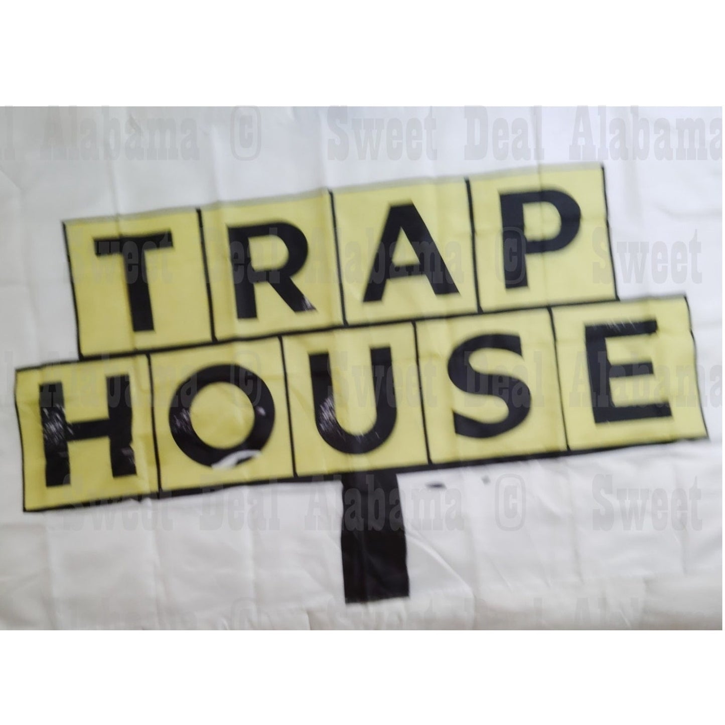 Rap Flag - "Trap House" 59"x35" Tapestry Banner for Man Cave, Dorm, Garage