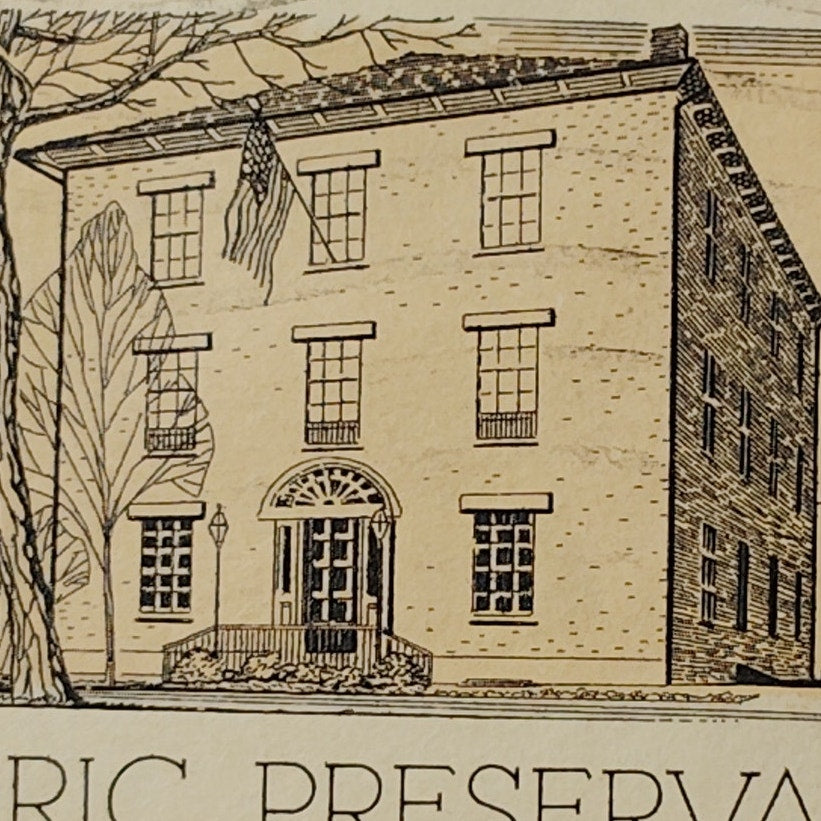 1971 US Postage Stamp Scott #1441 8c Historic Preservation Decatur House Used