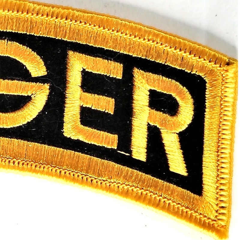 Large 5" US Army Ranger Tab Patch Mitchell Proffitt, Iron‑On or Sew‑On, USA Made