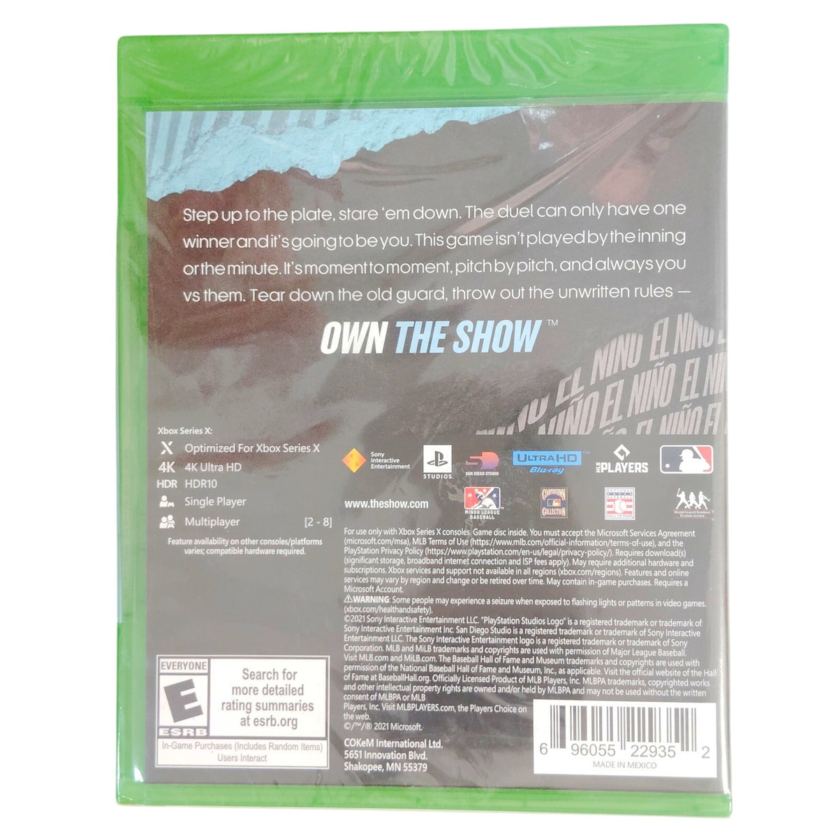 MLB The Show 21 Xbox Series X New Sealed Fernando Tatis Jr Cover 4K HDR