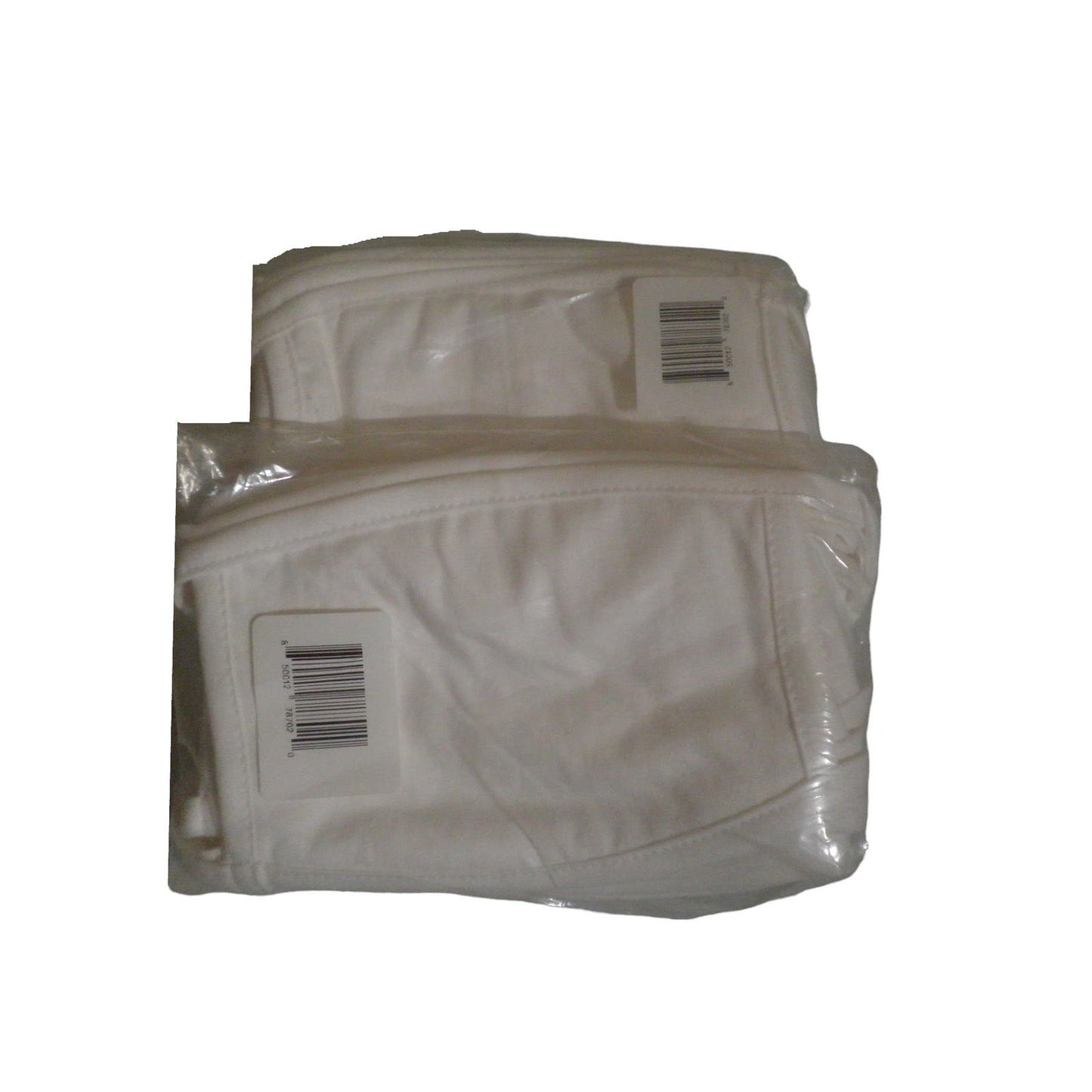 24 Ct.- Reusable Fabric Mask, 2 PKs of 12, 2-Layer, White, 100% Cotton