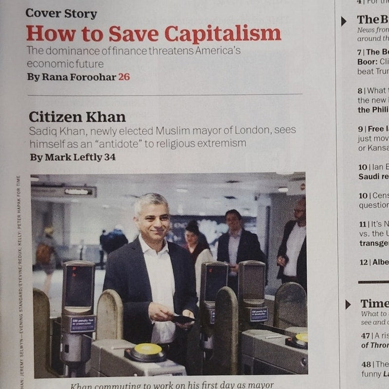 Time Magazine May 23 2016 How to Save Capitalism, Megyn Kelly, Back Issue