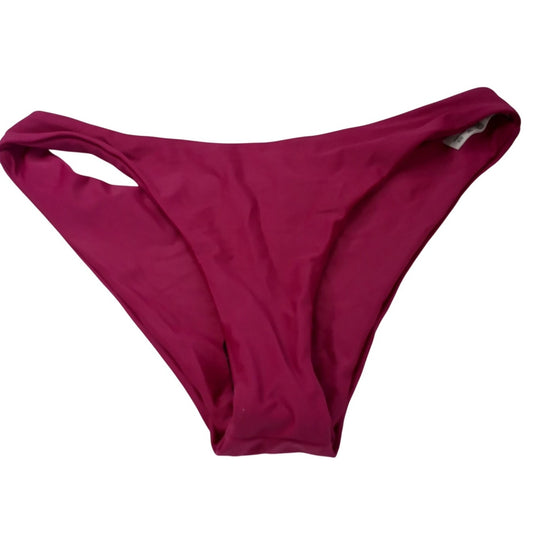 Zaful Maroon Burgundy High Cut Bikini Bottoms Women’s Small (US 4) Swimwear