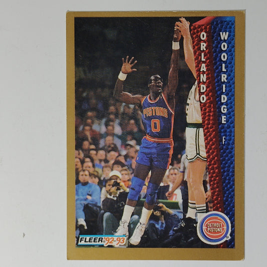 1992–93 Fleer Orlando Woolridge #71 – Detroit Pistons / Los Angeles Lakers