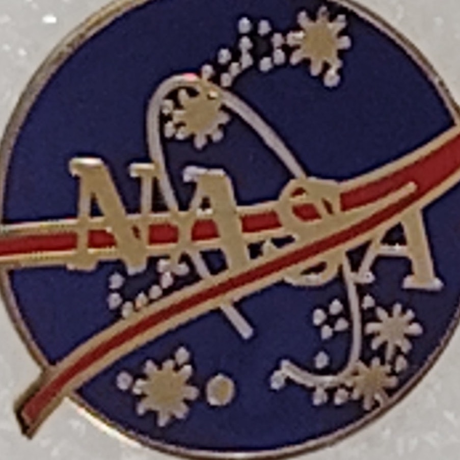 U.S. Space NASA Logo Collector's Hat, Lapel, Brooch Pin 7/8"W x 5/8"H