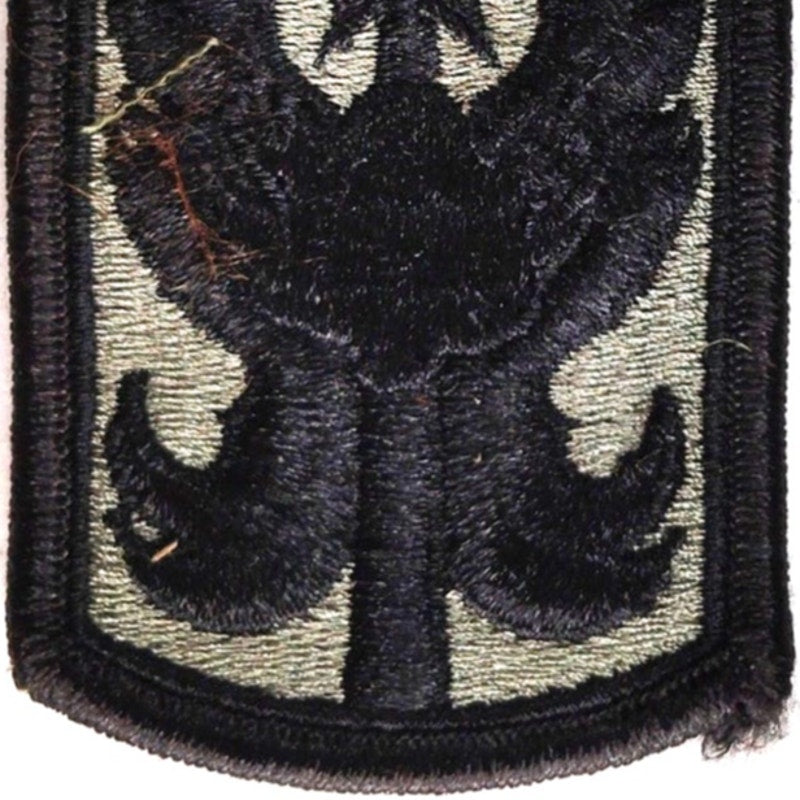 US Army 199th Infantry Brigade Patch Subdued 3" × 2" Hook‑Back