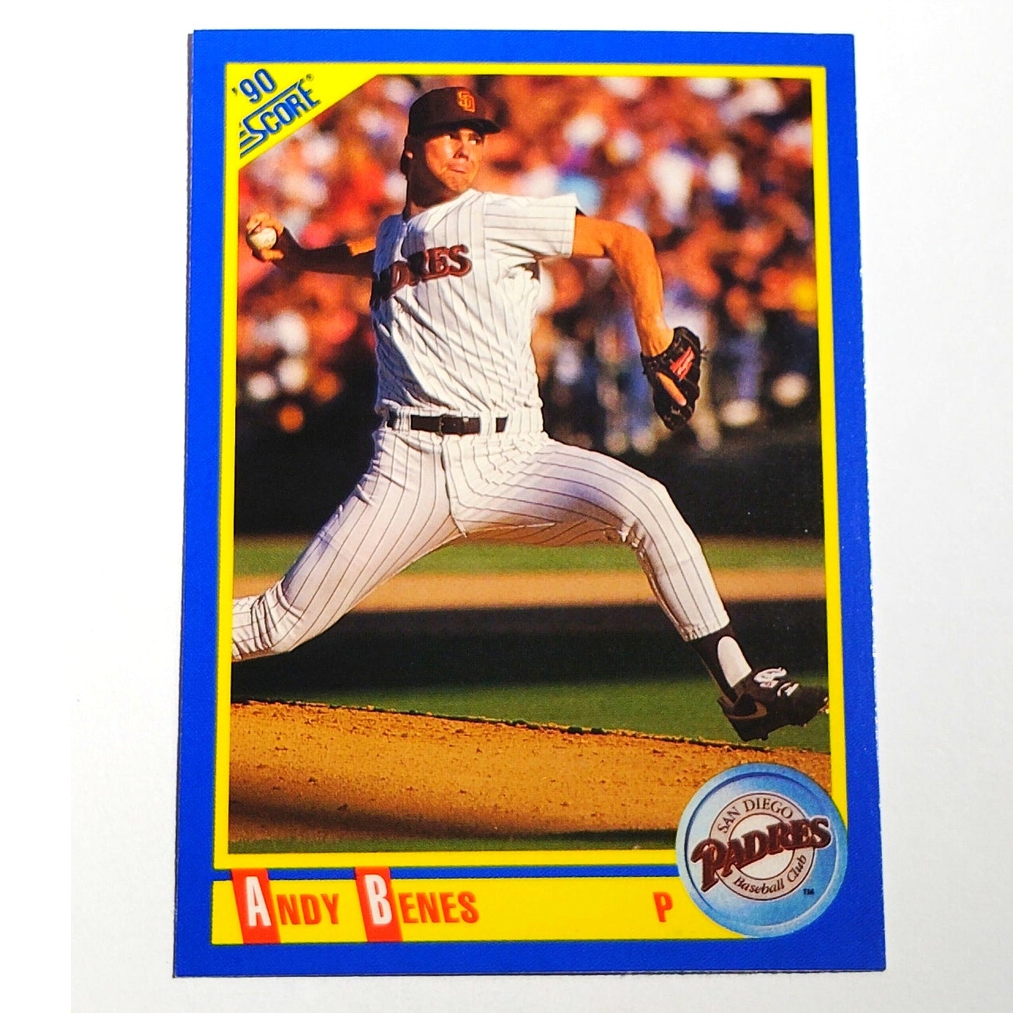 1990 Score Andy Benes #578 San Diego Padres Pitcher MLB Baseball EX