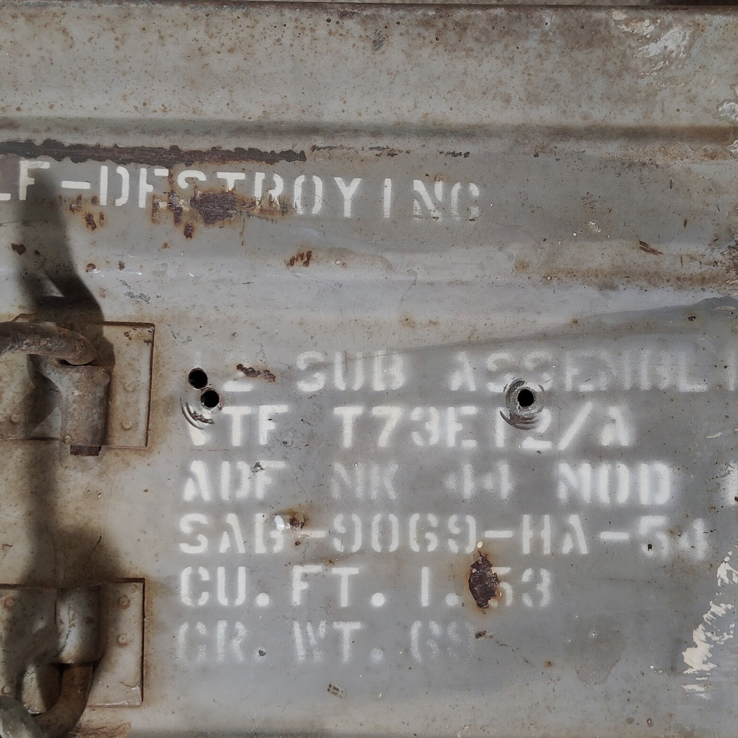 Military Surplus Metal Fuze Box – ADF Mk 44 Mod Sub Assembly, 1954 Dated, EUC