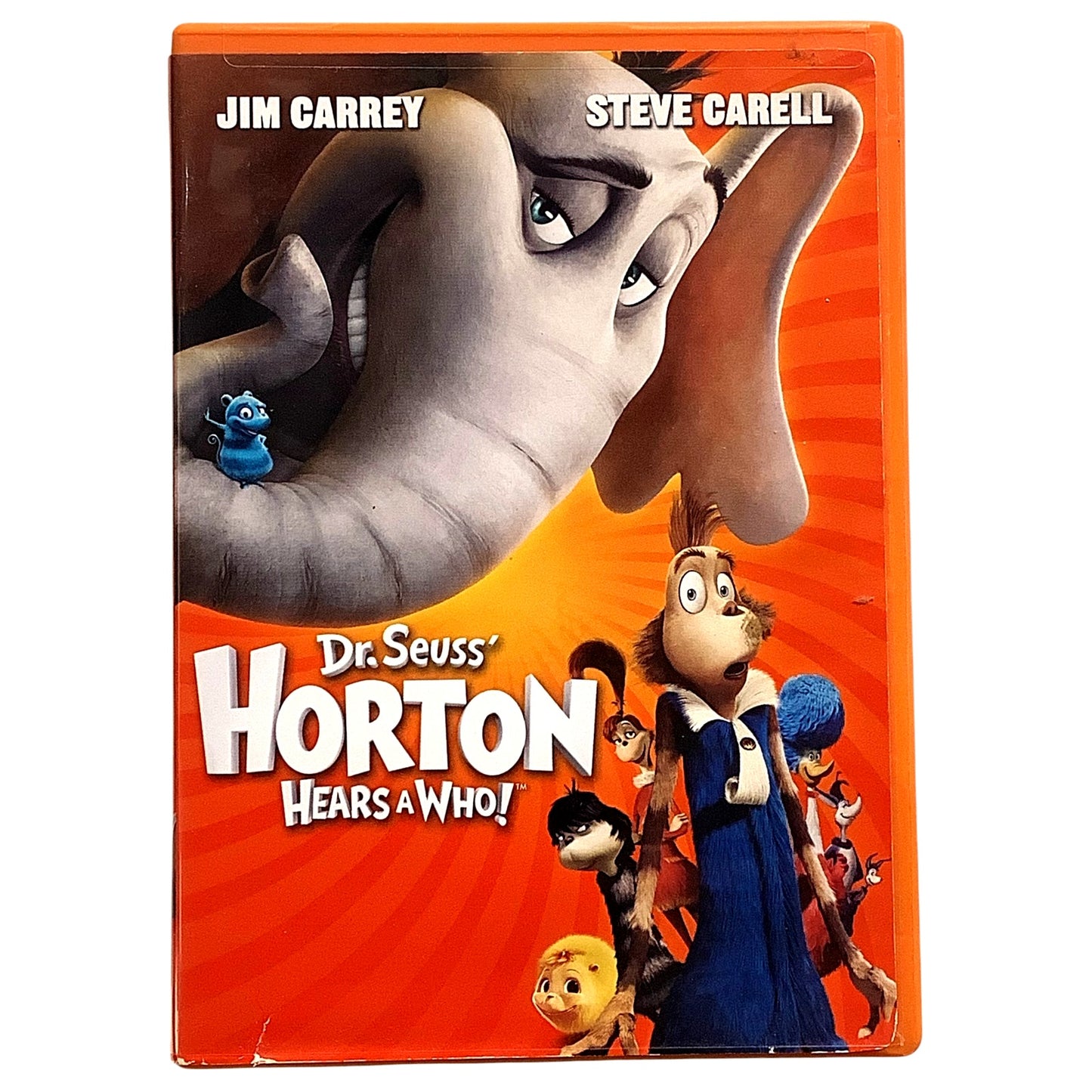 Dr. Seuss' Horton Hears a Who (DVD 2008) Kids Animation, Jim Carrey Voiceover