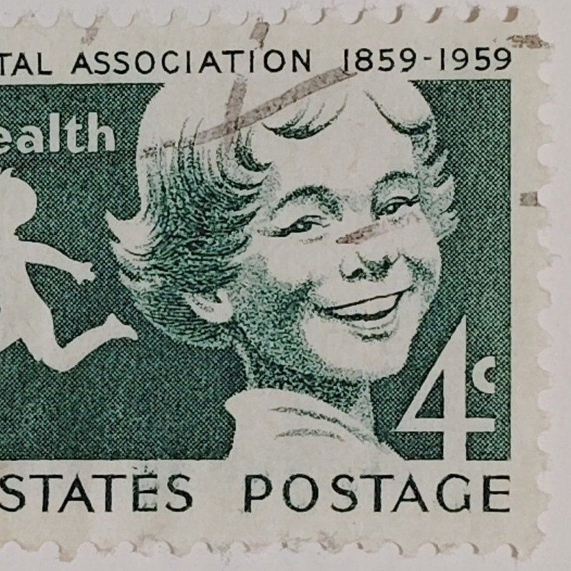1959 Scott #1135 – 4¢ Dental Health / ADA Centennial – Canceled