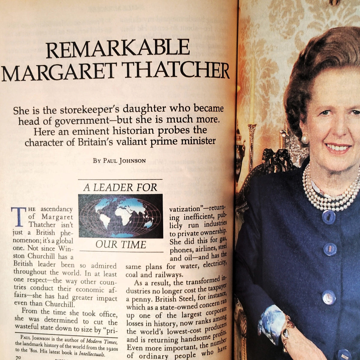 Vintage Reader's Digest May 1989 Magazine Margaret Thatcher Feature