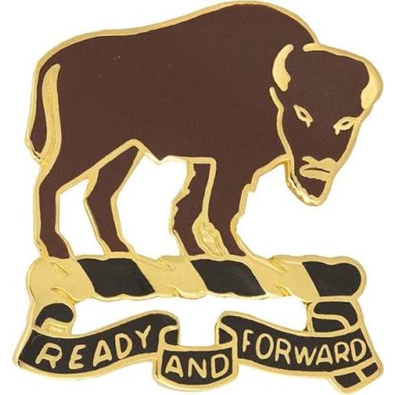 10th Cavalry Regiment Buffalo Soldiers Novelty Hat Lapel Pin 1" × 1"
