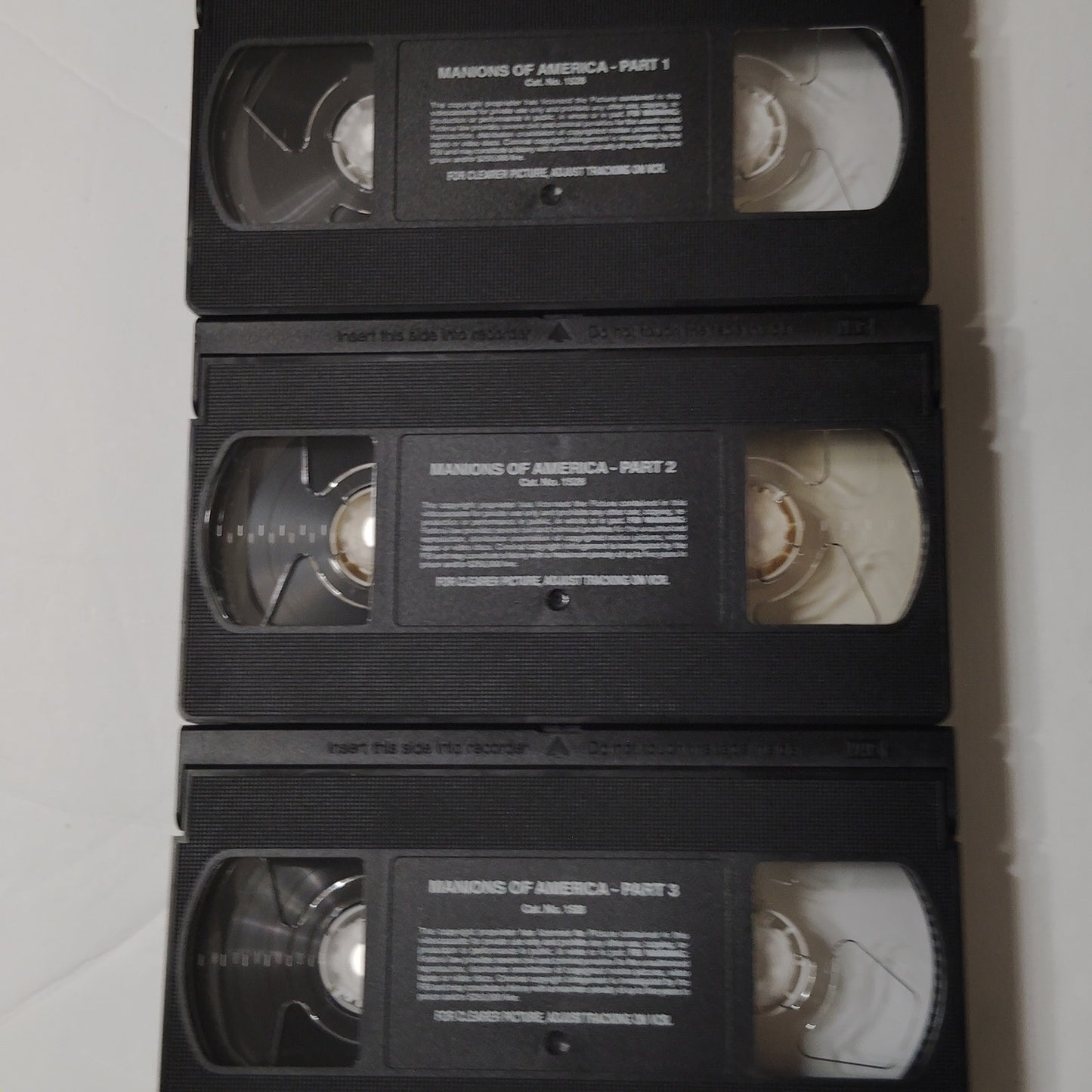 The Manions of America VHS 3‑Tape Set 1981 Pierce Brosnan Drama Miniseries