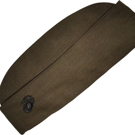 1991 Men’s Garrison Cap – Green, Size 7-1/8, Bernard Cap Co. w/ EGA Device